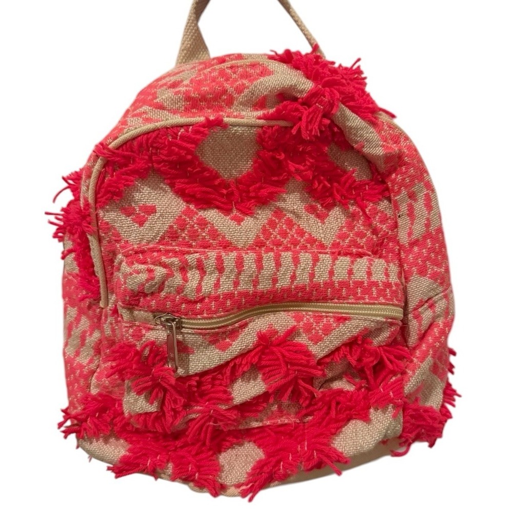 Mini Backpack Old East Main Co Teens Womens Boho Embroidered Tassel Purse Bag